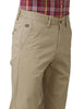 Load image into Gallery viewer, Beige Solid Slim Fit Trouser - Double Two