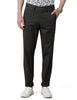 CharcoalGrey Solid Slim Fit Trouser - Double Two
