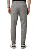 Grey Solid Slim Fit Trouser - Double Two