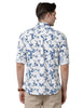 Load image into Gallery viewer, White Printed Slim Fit Shirt - Double Two