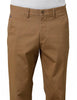 Khaki Solid Slim Fit Trouser - Double Two