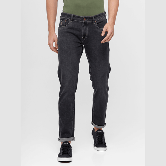 Blue Solid Jeans Slim Fit