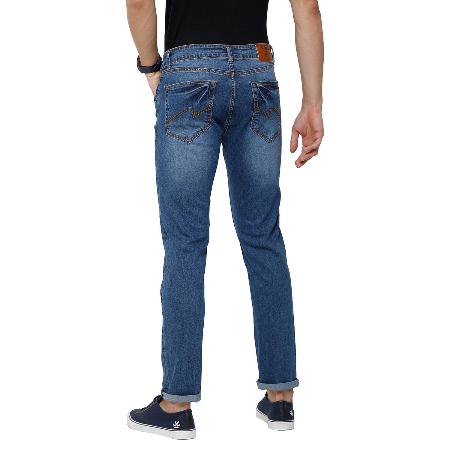 Double Two Slim Fit Men Blue Jean  235