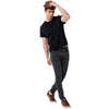 Load image into Gallery viewer, Double Two Slim Fit Men Black Jean  221