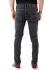 Load image into Gallery viewer, Double two Men Solid Black Fashion Slim Fit Jeans