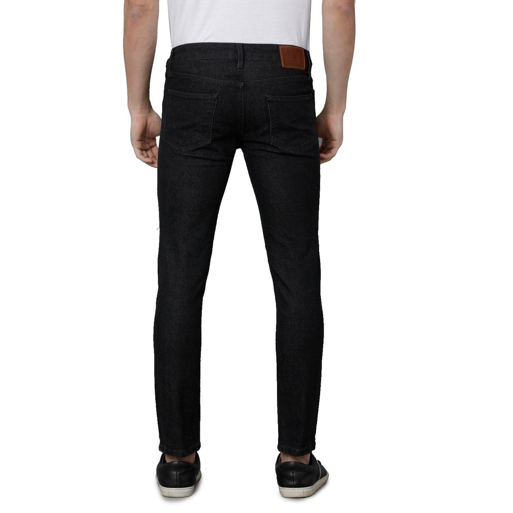 Men Black Slim Fit Jeans -- Madmext