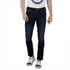 Dark Blue Solid Jeans Lean Fit - Double Two