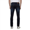 Load image into Gallery viewer, Double Two Men Solid Dark Blue Lean Fit Denim