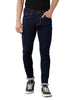 Dark Blue Double washed tinted Casual Denim  Double Two
