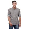 Load image into Gallery viewer, Double Two Men Slim Fit Stripes Pointed Collar Casual shirt  206