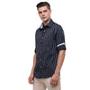 Double Two Men Slim Fit Stripes Pointed Collar Casual shirt  203