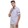 Double Two Men Slim Fit Checks Pointed Collar Casual shirt  201