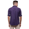 Double Two Men Slim Fit Checks Pointed Collar Casual shirt  195
