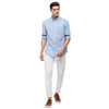 Double Two Men Slim Fit Solid Button down collar Casual shirt  176
