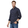 Load image into Gallery viewer, Blue Printed Casual Shirt Slim Fit - Double Two