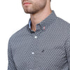 Load image into Gallery viewer, Double Two Men Slim Fit Printed Button down collar Casual shirt  156