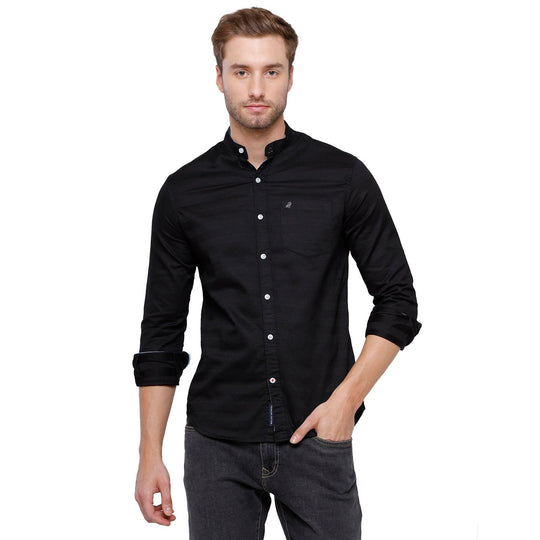 Black Stripes Casual Shirt Slim Fit