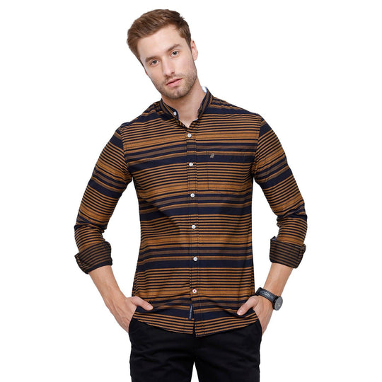Multi Stripes Casual Shirt Slim Fit