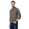 Load image into Gallery viewer, Double Two Men Slim Fit Checks Button down collar Casual shirt  99