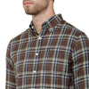 Double Two Men Slim Fit Checks Button down collar Casual shirt  99