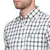 Load image into Gallery viewer, Double Two Men Slim Fit Checks Button down collar Casual shirt  94