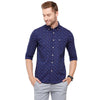 Double Two Men Slim Fit Printed Button down collar Casual shirt  85