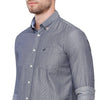 Load image into Gallery viewer, Double Two Men Slim Fit Self Design Button down collar Casual shirt DTMS0229B-R