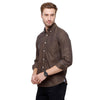 Double Two Men Slim Fit Solid Button down collar Casual shirt  60