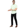 Load image into Gallery viewer, Green Solid Casual Shirt Slim Fit - Double Two