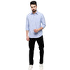 Load image into Gallery viewer, Blue Solid Casual Shirt Slim Fit - Double Two