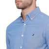 Load image into Gallery viewer, Double Two Men Slim Fit Solid Button down collar Casual shirt  37