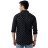 Double Two Men Slim Fit Printed Pointed Collar Casual shirt  30