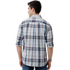 Double Two Men Slim Fit Checks Pointed Collar Casual shirt  24