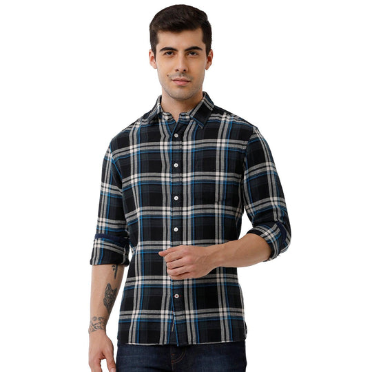 Multi Checks Slim Fit Shirt