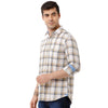 Double Two Men Slim Fit Checks Pointed Collar Casual shirt  6