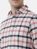 Load image into Gallery viewer, Double two Men Checks Cream Pointed Collar Long Sleeves 100% Cotton Slim Fit Casual shirt