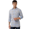 Load image into Gallery viewer, Double Two Men Slim Fit Checks Pointed Collar Casual shirt  3