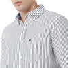 Load image into Gallery viewer, Double Two Men Slim Fit Stripes Button Down Collar Casual Shirt
