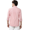 Double Two Men Slim Fit Solid Pointed Collar Casual Shirt