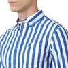 Load image into Gallery viewer, Double Two Men Stripes Blue:White Button Down Slim Fit Casual shirt