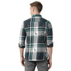 Double Two Men Checks Multi Pointed collar Slim Fit Casual shirt