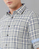 Blue Dusk Broad Checks Casual Shirt Double Two