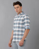 Off White Oxford Broad Checks Casual Shirt Double Two