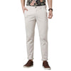 Load image into Gallery viewer, Slim Fit Men Ivory tusk 100% Cotton Trouser