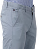 Slim Fit Men Mid Blue 100% Cotton Trouser
