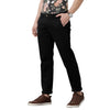 Load image into Gallery viewer, Slim Fit Men Black 100% Cotton Trouser