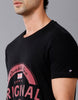Double Two Men Slim Fit Printed Round neck T Shirt  250