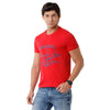Load image into Gallery viewer, Double Two Printed Crew Neck Red T-Shirt