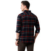 Load image into Gallery viewer, Men Slim Fit Checks Button Down Collar Casual Shirt
